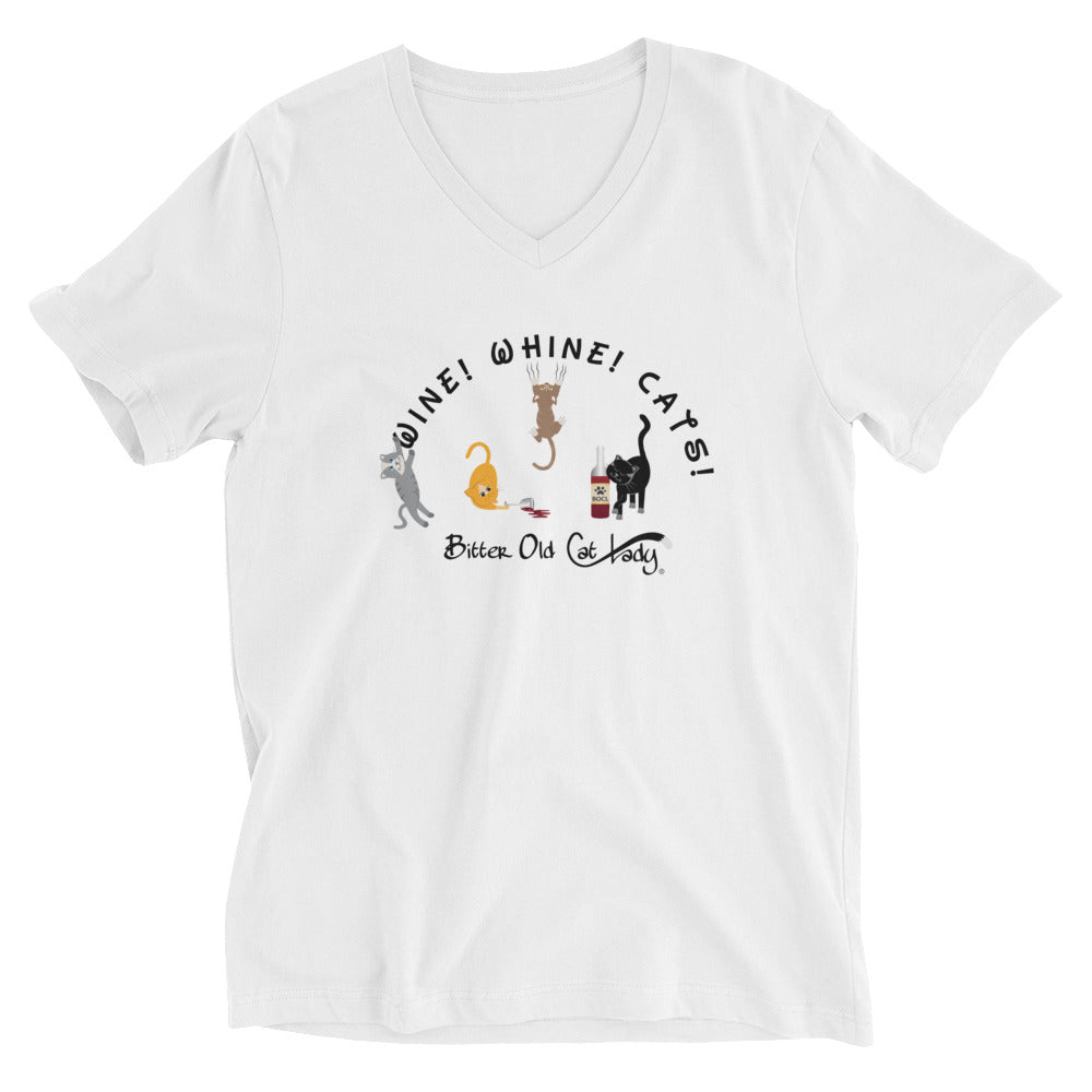 Unisex Short Sleeve V-Neck T-Shirt