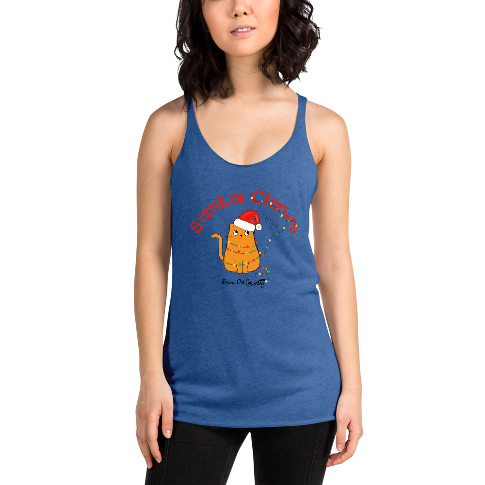 Santa Claws Women's Racerback Tank